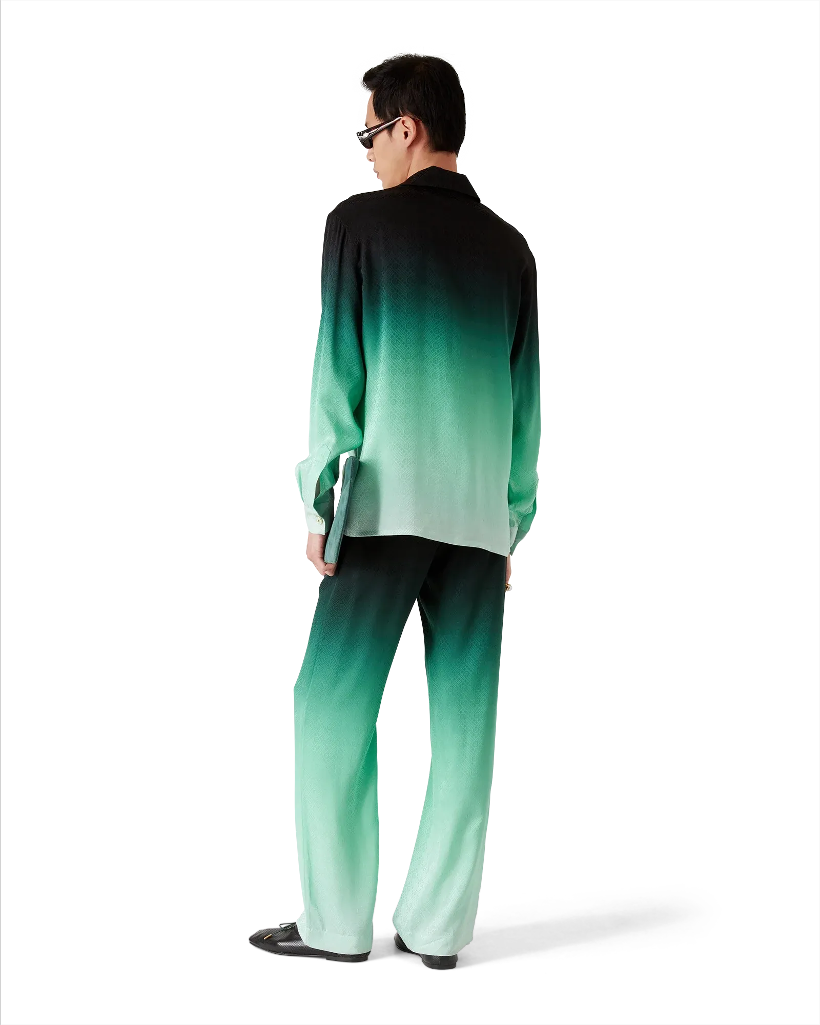 Gradient Ping Pong Jacquard Trousers - Image 2