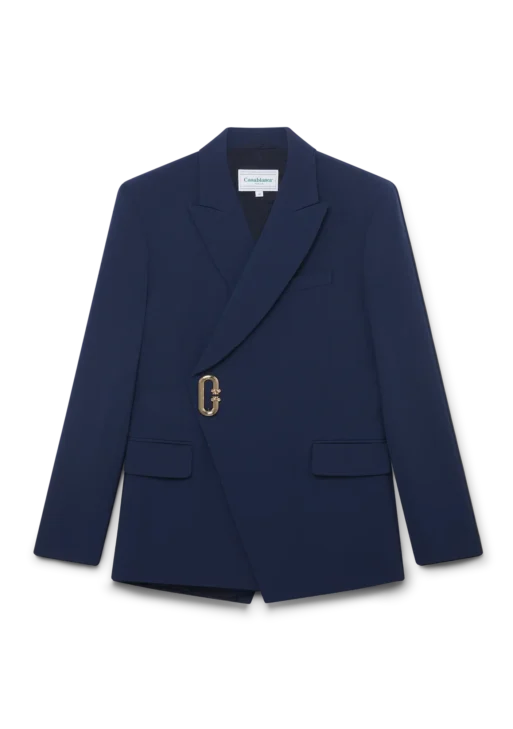 Asymmetric Double Breasted Jacket