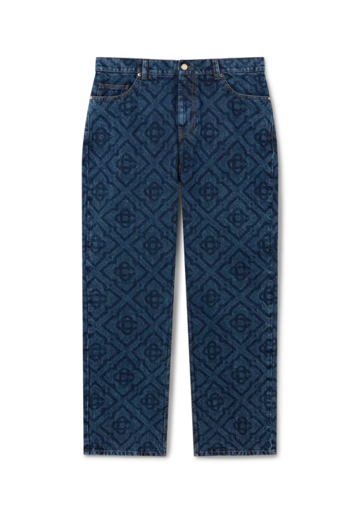 Dark Vintage Monogram Jeans