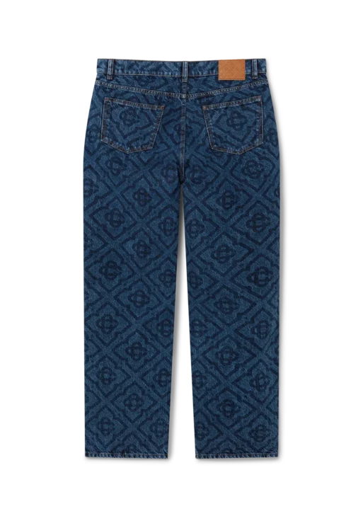 Dark Vintage Monogram Jeans