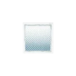 Gradient Monogram Medium Silk Scarf with blue and white border