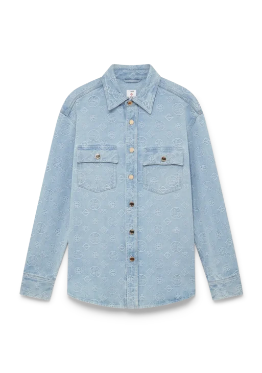 Denim Monogram Shirt