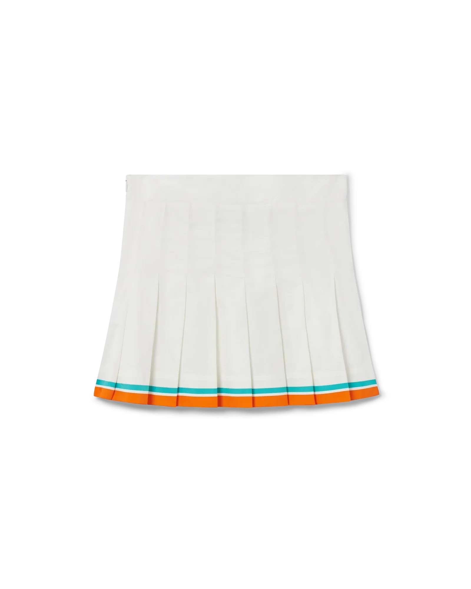Tennis Stripe Pleated Skirt