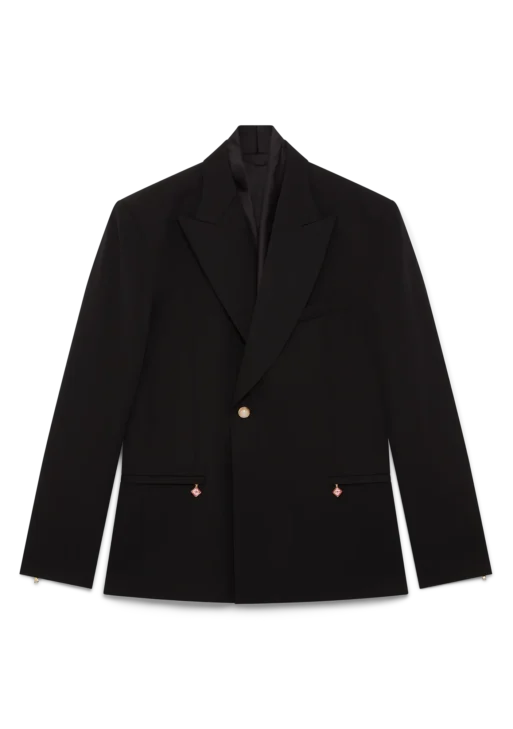 Wool Double Breasted Jacket