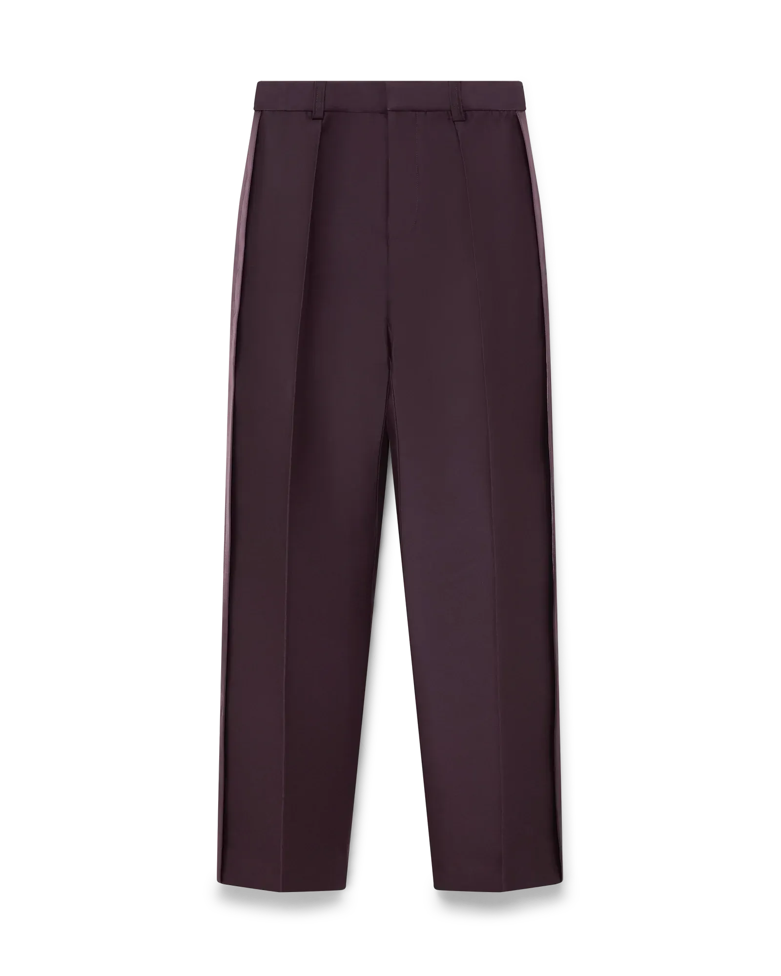 Blend Tailored Side Stripe Wool Silk Trousers