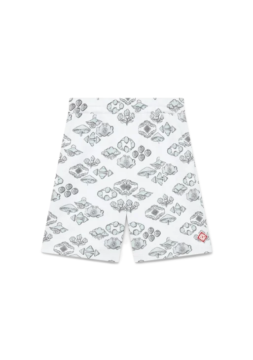 Jacquard Motif Track Shorts
