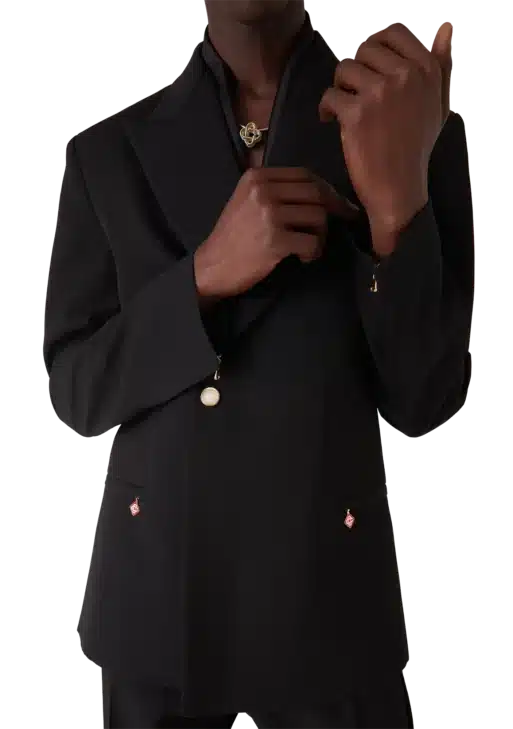 Wool Double Breasted Jacket