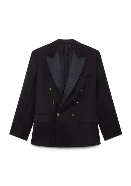Wool Double Breasted Blazer