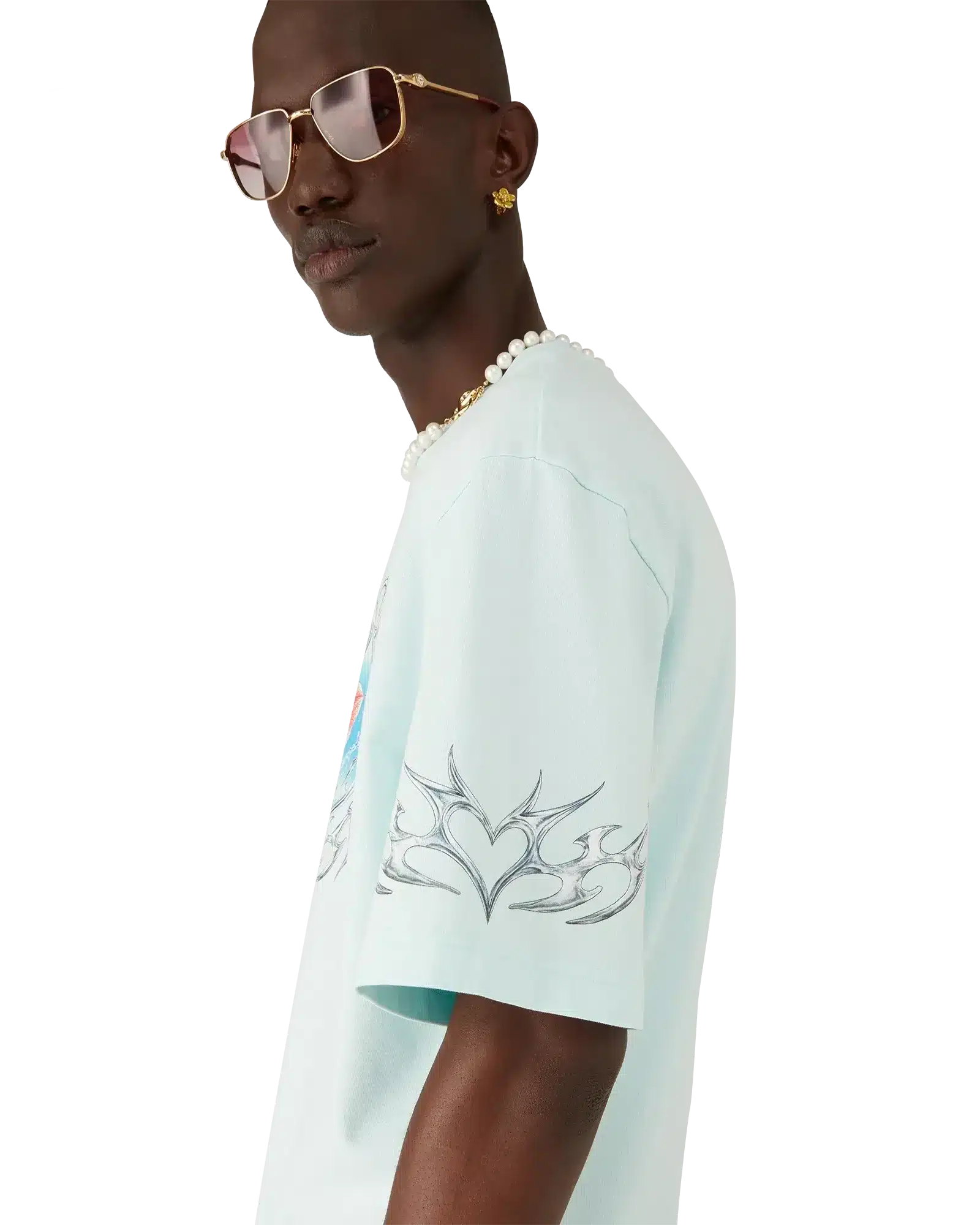 Blades Oversized Short Sleeve T-Shirt - Image 1