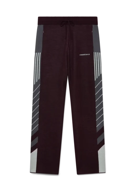 Merino Diagonal Tennis Trousers