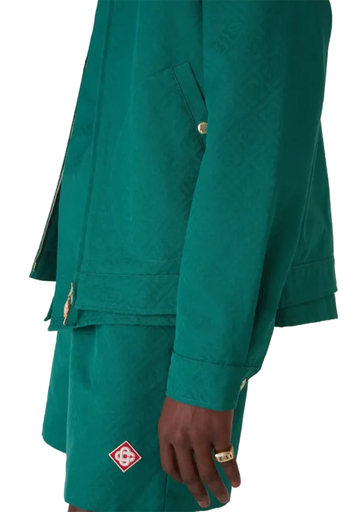 Cotton Monogram Jacquard Jacket