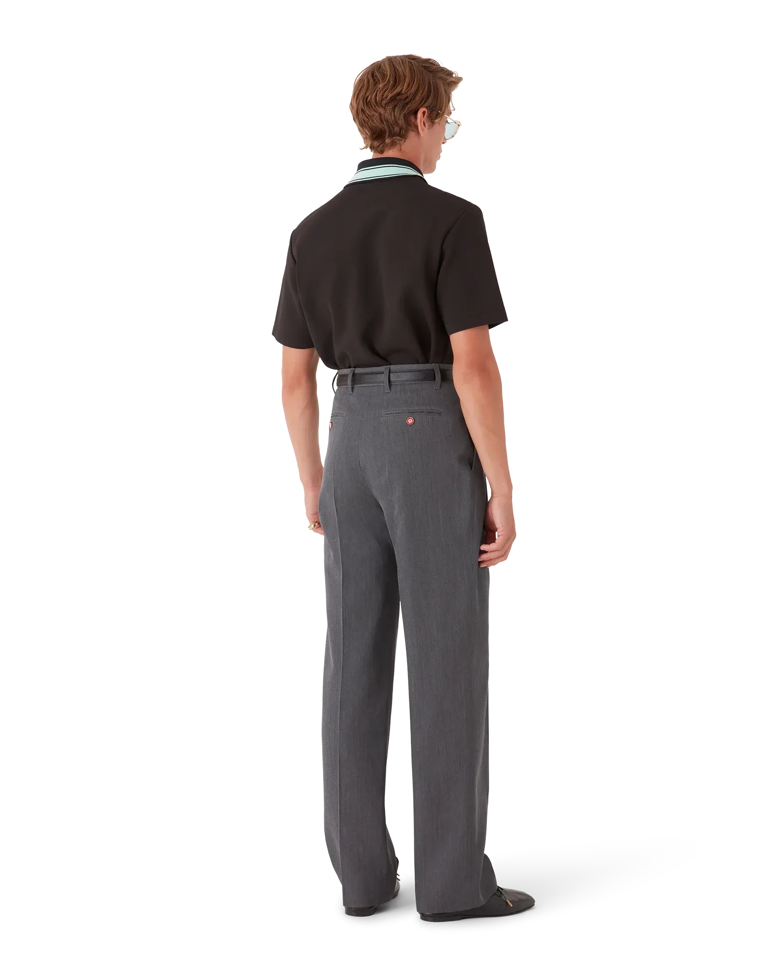 Wool Tailoring Belt Loop Trousers - Image 2