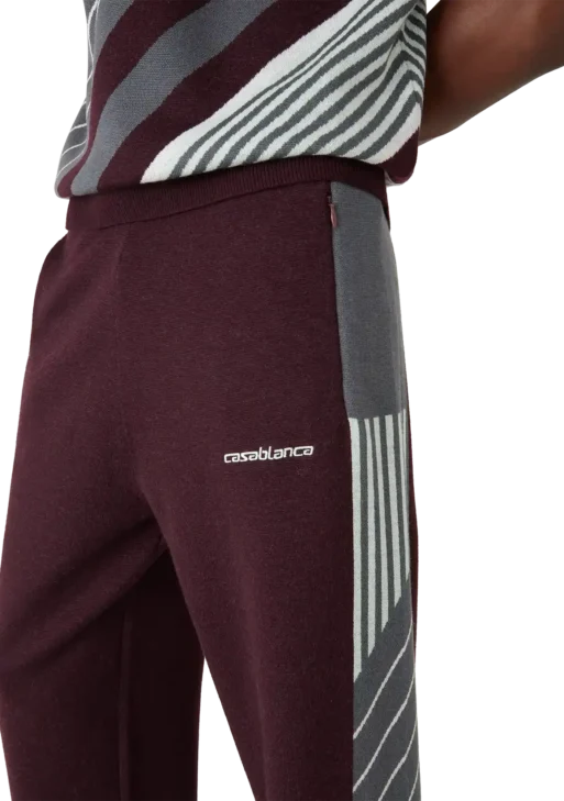 Merino Diagonal Tennis Trousers