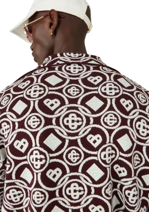 Monogram Cotton Knit Shirt