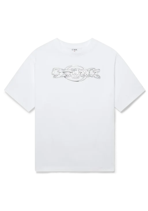 Casablanca Chrome Oversized Short Sleeve T-Shirt