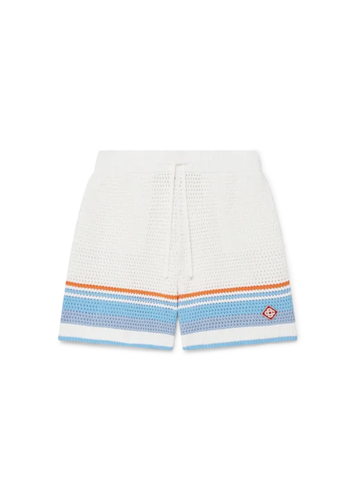 Cotton Tennis Crochet Shorts